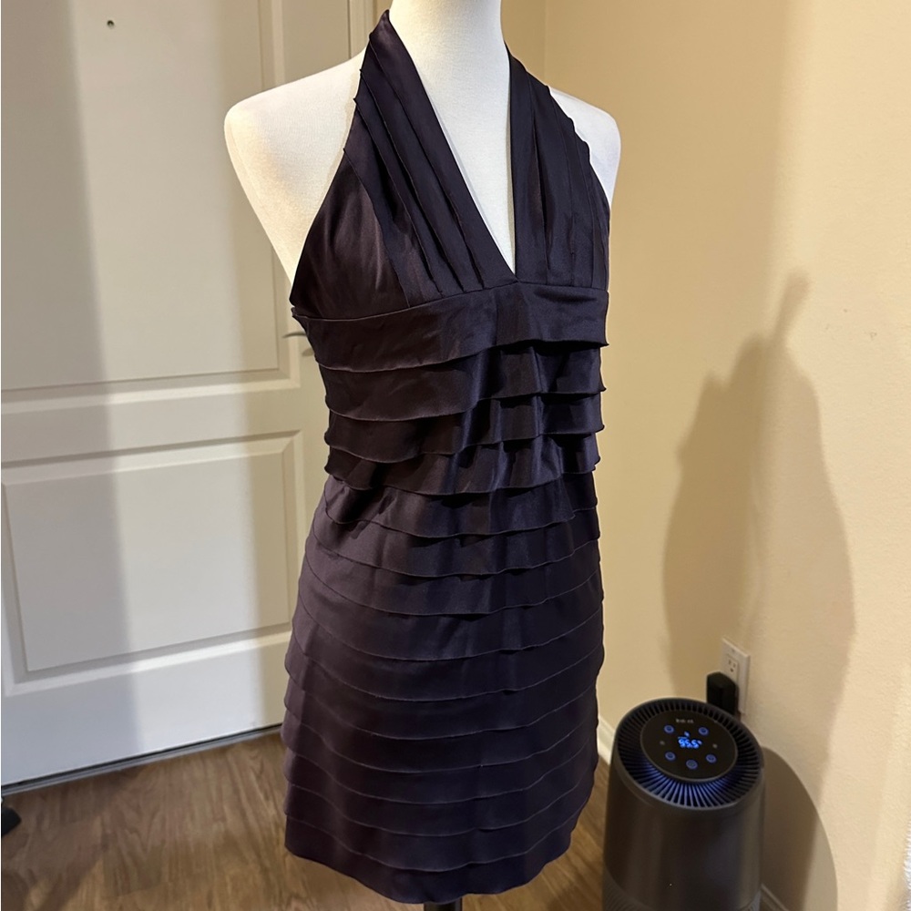 Purple Halter Dress